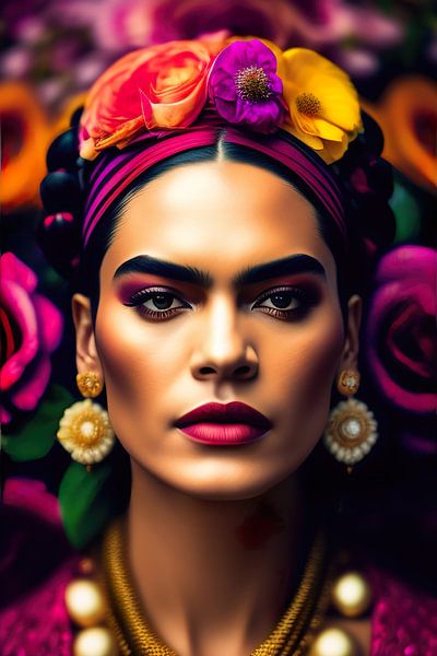 Frida Kahlo von Dreamy Faces