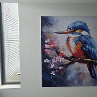 Klantfoto: IJsvogel van Wall Wonder, als artframe