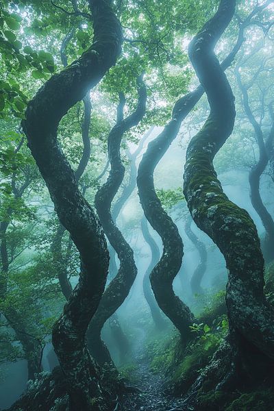 malerischer mystischer Wald von Egon Zitter