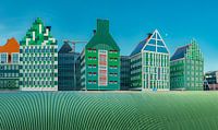 Architecture moderne de l'hôtel de ville de Zaandam, Zaanstad, Hollande du Nord, Pays-Bas.