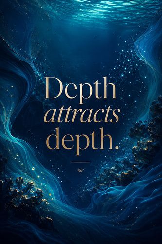 Diepte trekt diepte aan – Luxe kunst met een maritiem thema