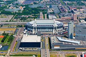 Amsterdam Arena / Johan Cruijff Arena seen from the air by Anton de Zeeuw