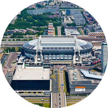 Amsterdam Arena / Johan Cruijff Arena vanuit de lucht gezien van Anton de Zeeuw