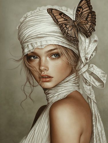 Het meisje met de vlinder