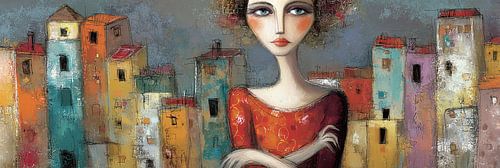 New Zealand | Woman in Red