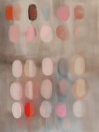 Modern und abstrakt in sanften Pastellfarben von Japandi Art Studio