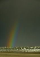 regenboog strand bij buren ameland