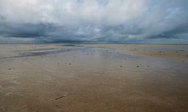 Schiermonnikoog - Storm op het wad van Dan Photo Shaman