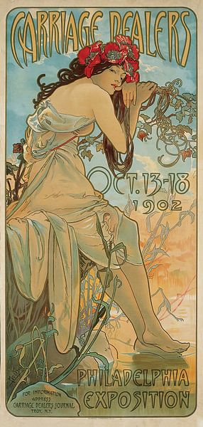 Carriage Dealers (1902) by Alphonse Mucha by Peter Balan