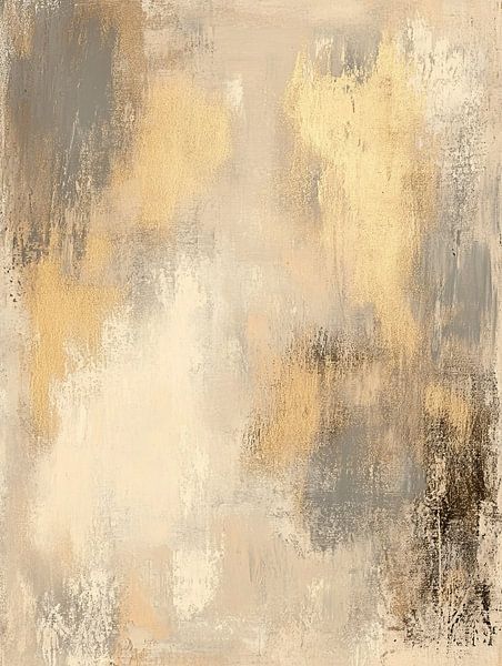 Abstrakte Malerei mit goldenen Akzenten von Kunst Laune