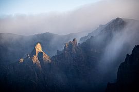 Sunlight on the mountaintop by Erwin Pilon