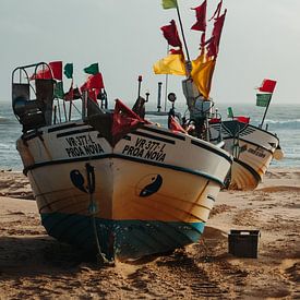 Bateaux de pêche portugais sur Daan Beuman