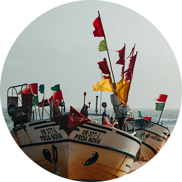 Portugese Vissersboten van Daan Beuman