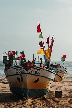 Portugiesische Fischerboote von Daan Beuman