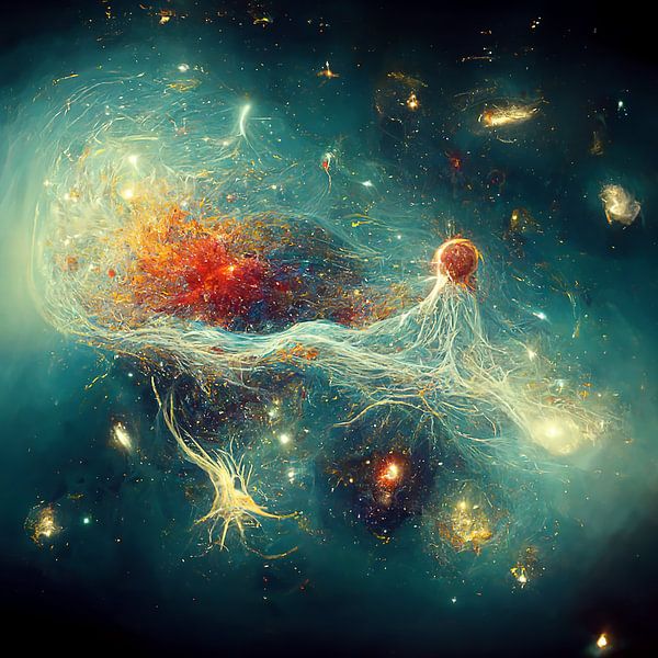 DIGITAL ART  space fantasy artwork by rinda ratuliu