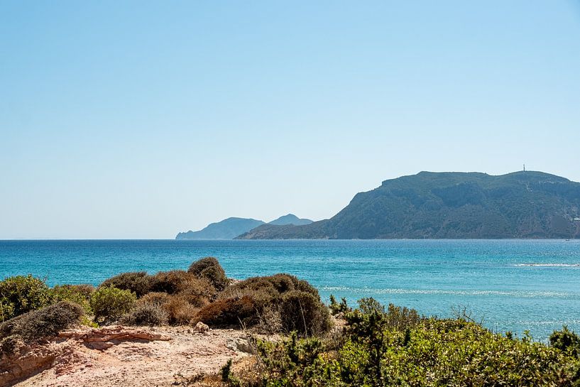 Paysage côtier de l'île grecque de Kos par Andreas Nägeli
