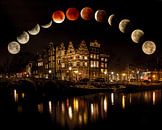 Eclipse de lune éclipse de lune sang lune super lune Amsterdam par Marianne Jonkman Aperçu