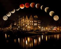 Maansverduistering bloedmaan supermaan Amsterdam