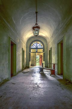 the abandoned monastery corridor by Frans Nijland