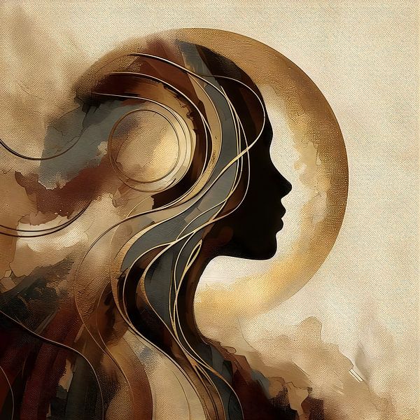 Circle Woman by FoXo Art