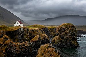 Chalet à Arnastapi (typique de l'Islande)