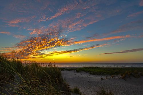 Zonsondergang in de Duinen