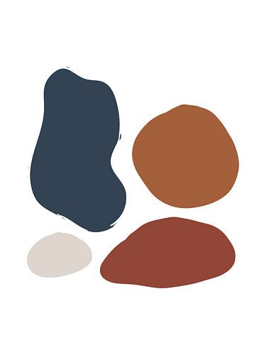 Abstract Shapes - Abstract and Geometric Wall Decoration