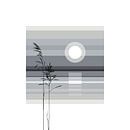 Sunset stripes van Color Square thumbnail