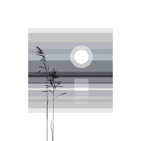 Sunset stripes van Color Square