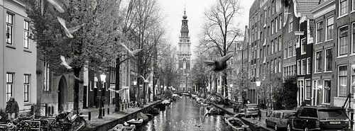 Amsterdam, Groenburgwal met Zuiderkerk