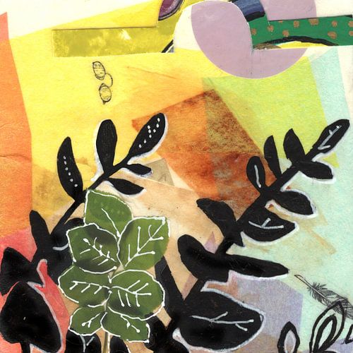 artistieke achtergrond collage