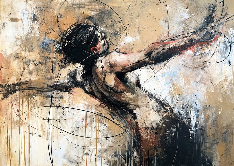 Abstract Urban Energy | Urban Abstract Art by Eye catching paintings