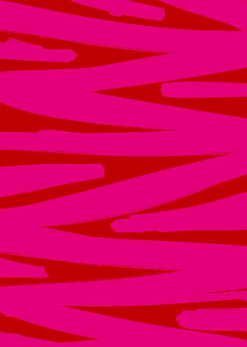 Modernes Abstraktes in leuchtendem Rosa