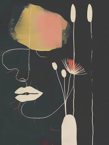 Böhmische Illustration, modern und abstrakt