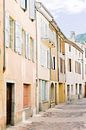 Pastel street in Die, France by Milou van Ham thumbnail