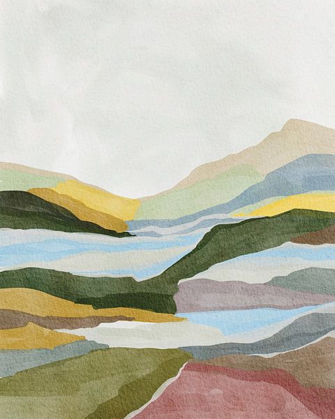 Tranquil hill view by Nikita Jariwala