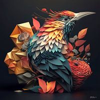origami of a bird