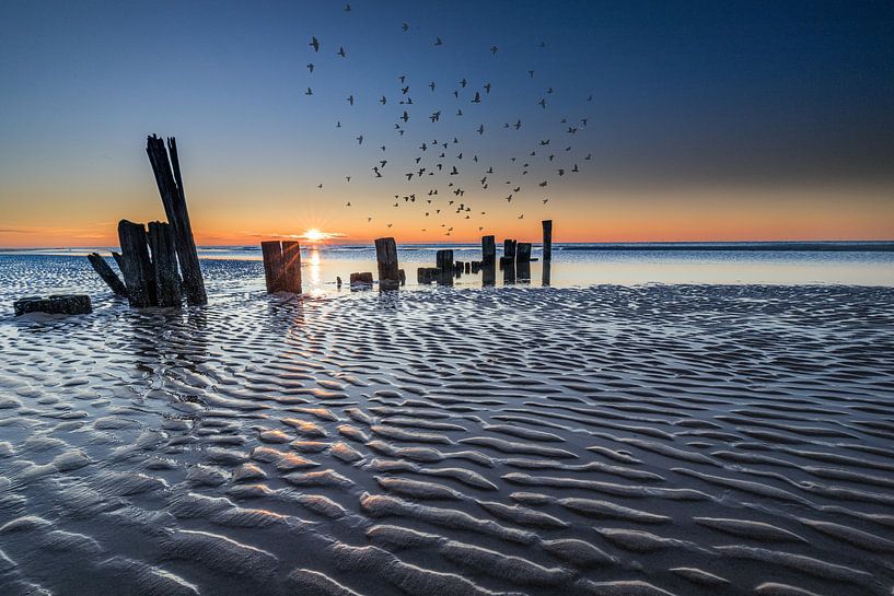 Zonsondergang bij de kerf van peterheinspictures