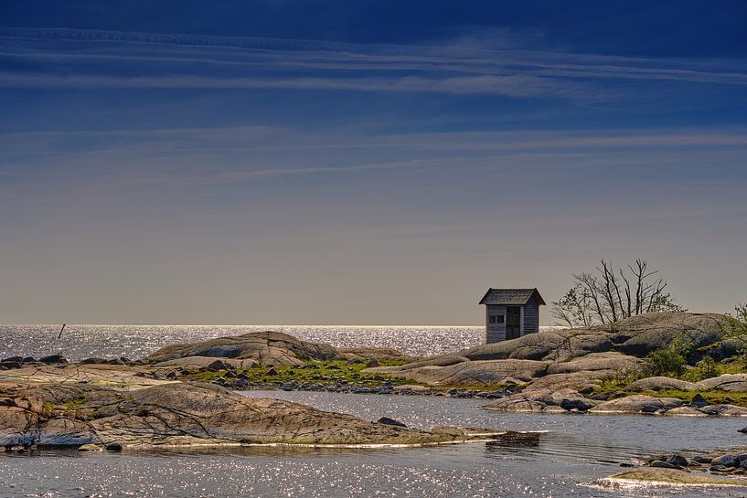 Fishing hut on the Baltic Sea by Geertjan Plooijer