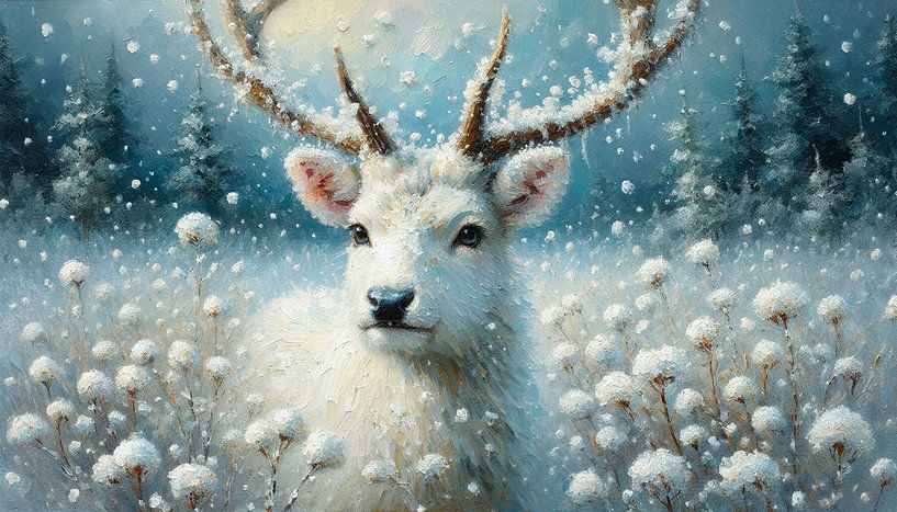 Fairy tale deer by Nicolette Vermeulen
