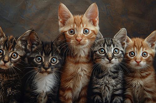 katten in en rondom het huis