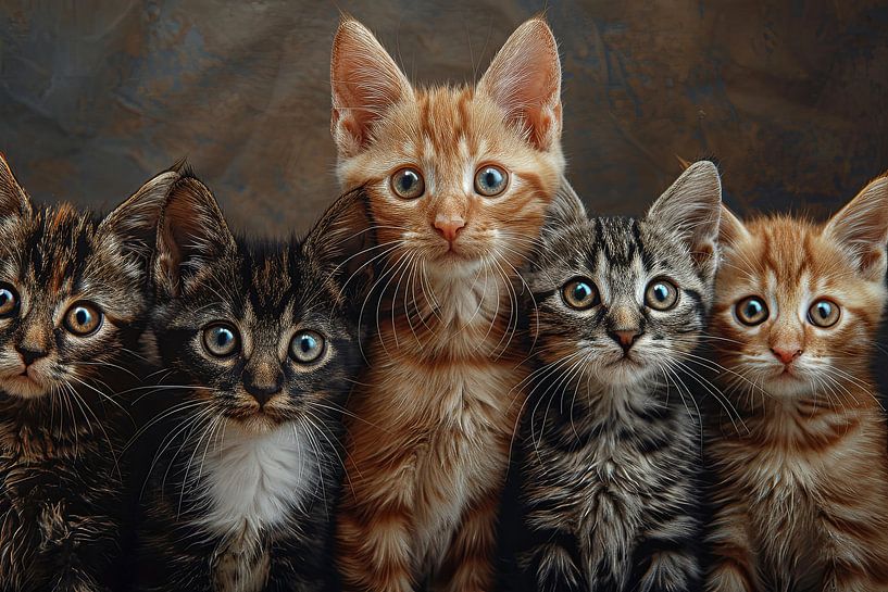 katten in en rondom het huis van Egon Zitter