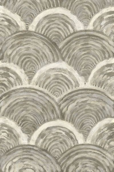 Dance of Seigaiha | Taupe by Kanzo