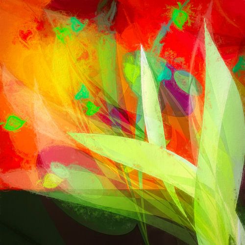 Aan het meer in de herfst