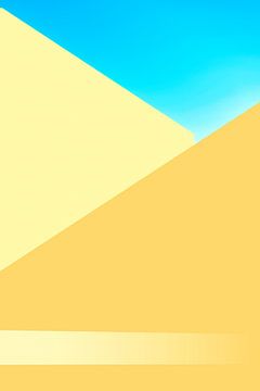 Summer in gold, yellow and blue by Jenco van Zalk