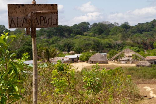 Trio dorp in het zuiden van Suriname