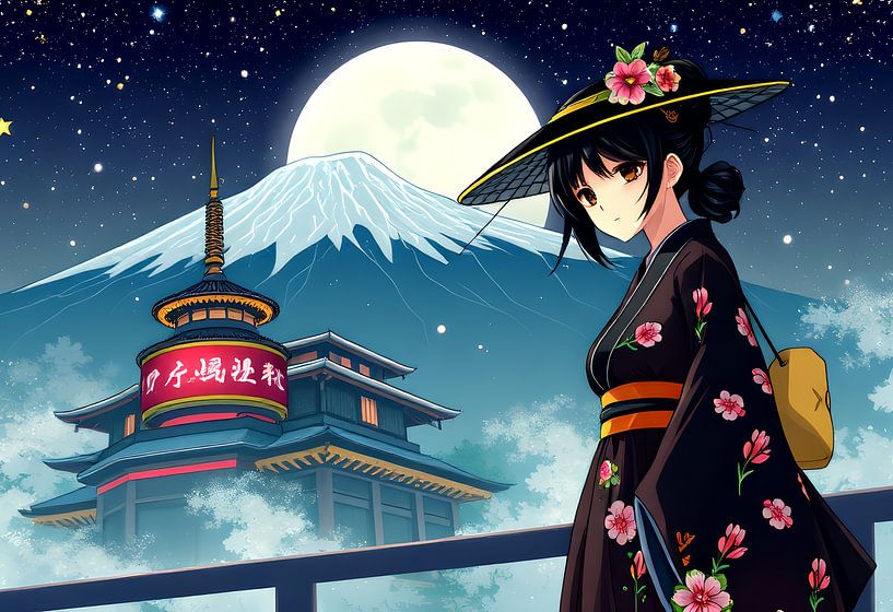 japan abstract art manga by Egon Zitter