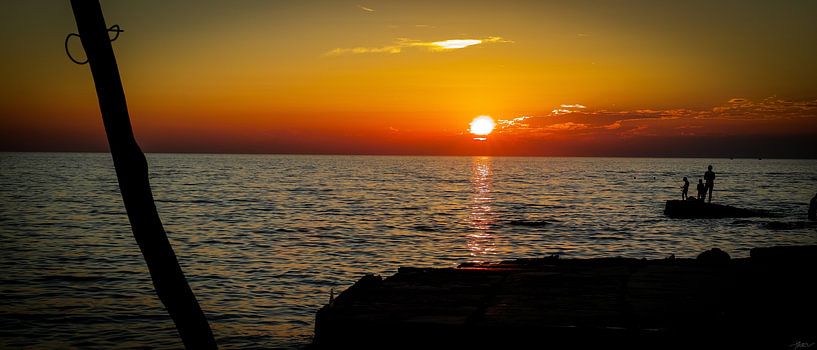 Coucher de soleil sur le pêcheur par Thomas Thorn