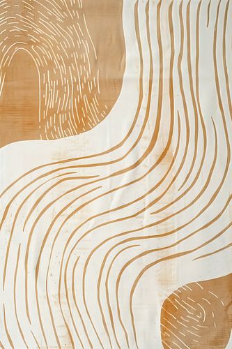 Œuvre d'art minimaliste naturelle