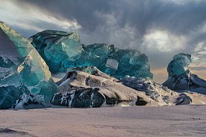 Icebergs à Asgaardbukta sur Kai Müller